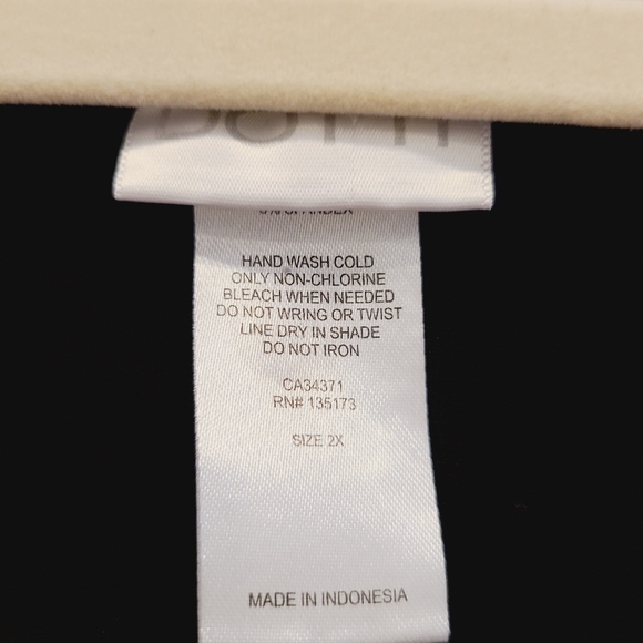 Dotti Black Wide Sleeve Lattice Fringe Hem Dress - Picture 6 of 10